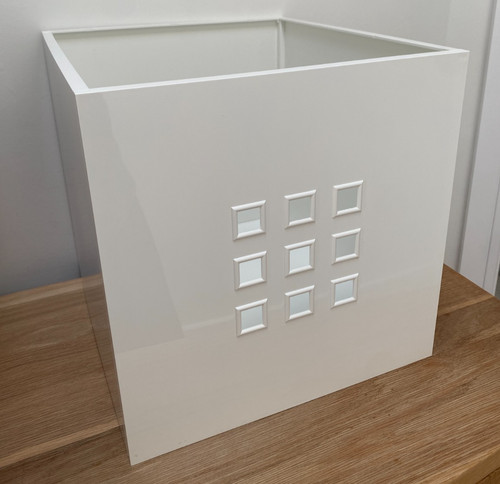 Ikea lekman white storage - white, box
