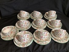 Minton Haddon Hall Tea Set 30 Pieces 10 X Trios Ex Cond