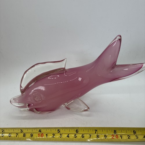 Vintage murano cased pink - murano,