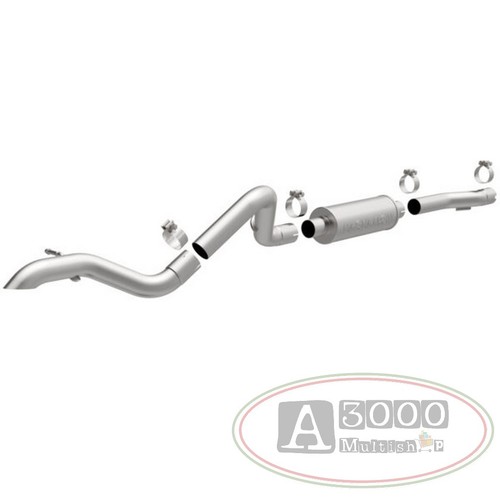 Exhaust system kit jeep - system,