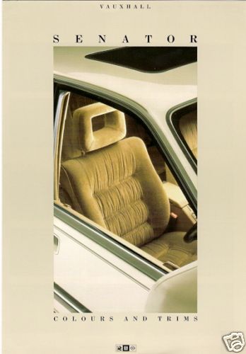 Vauxhall senator colour trim - vauxhall,