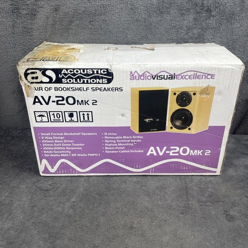 Acoustic solutions mk2 - acoustic, av-20