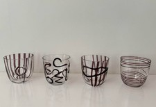 Carlo Moretti Murano Glass Cups – Set of 4,