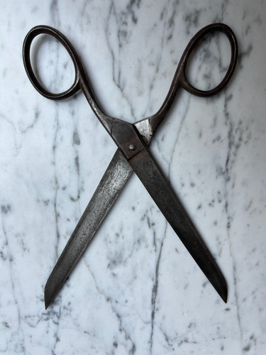 Hand forged iron - forged, scissors
