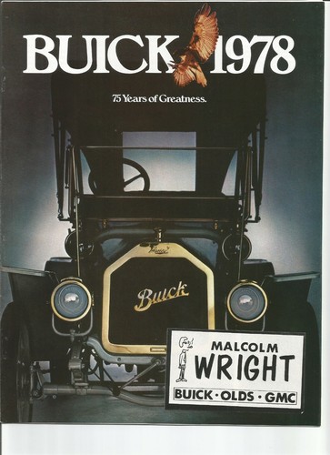 1978 buick sales brochure - sales, w/