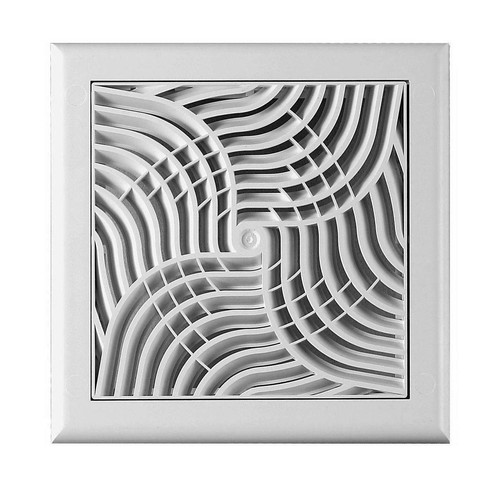 White air vent grill 190mm - white,