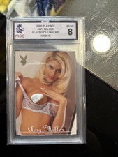 2000 Playboy Trading Card Lingerie Set Amy Miller MGC 8 