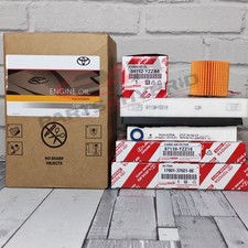 Genuine Toyota Auris Hybrid Service Kit 2010 - 2017 1.8L 5W30 Oil & All Filters