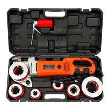 2300W Electric Portable Pipe Threader w/6 Dies 1/2" - 2" Threading Machine 220V