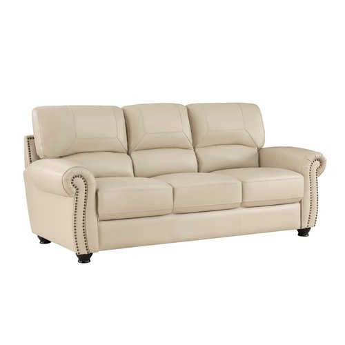 Top grain leather - top, cream