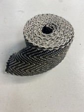 Black White Chair Webbing 2"