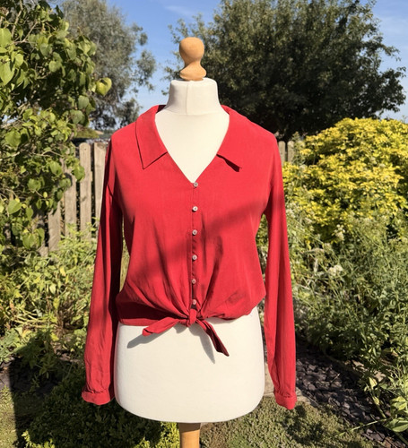 Zara women red - red, solid