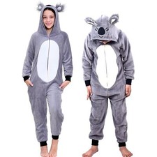 Kids Fleece A2Z Onesie One Piece Jumpsuit Koala Pyjamas World Book Day Costume