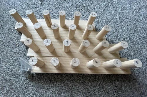Wooden loom for - for, chunky