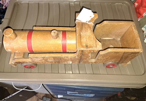 Vintage large wooden - , toy