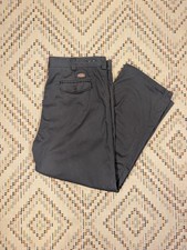 DICKIES 874 Workwear Mens Trousers Grey Relaxed Straight W44 
