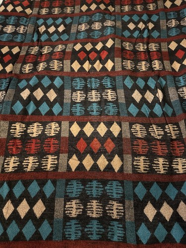Vintage welsh blanket throw - welsh,