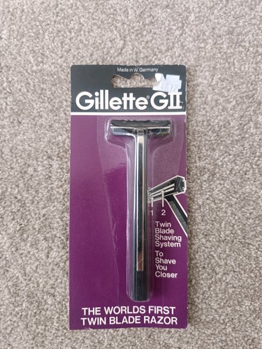 Vintage gillette gii - vintage, blister