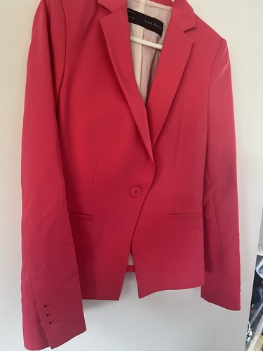 Zara women pink blazer size - blazer,