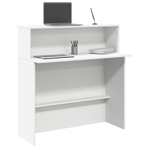 Reception counter desk white - counter,
