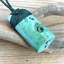 Small Toki & Koru Pendant in