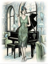 vintage 1920s glamour art deco