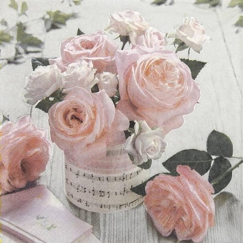 Single paper napkins - single, for