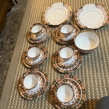Antique Royal Albert Crown China Tea Set Etc