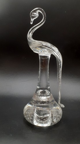 Art glass swan - glass, figurine