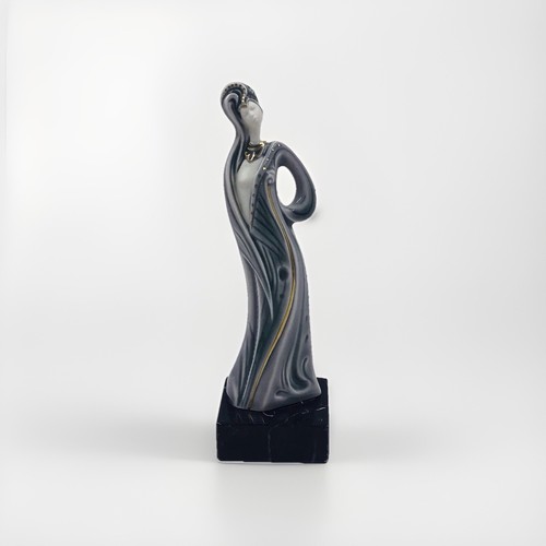 Galos girl sculpture porcelain - galos,