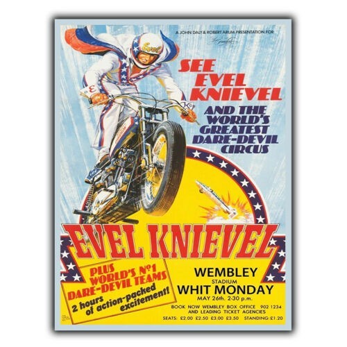 Evel knievel aluminium metal - evel,