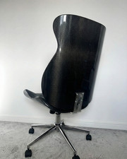 Luxury Office Chair Eames Style Office Chair  Leather Seat Swivel Herman Miller