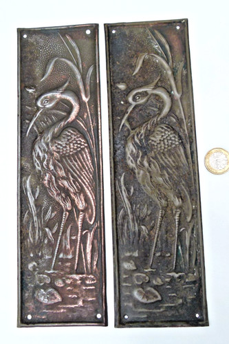 Pair coppered door - coppered,