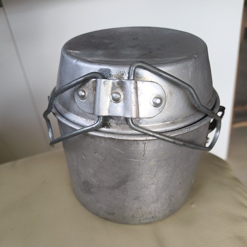 Vintage aluminium camping - vintage, pan