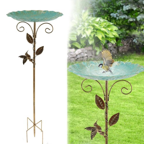 Freestanding vintage bird bath - freestanding,