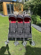 Triple buggy pushchare - /,