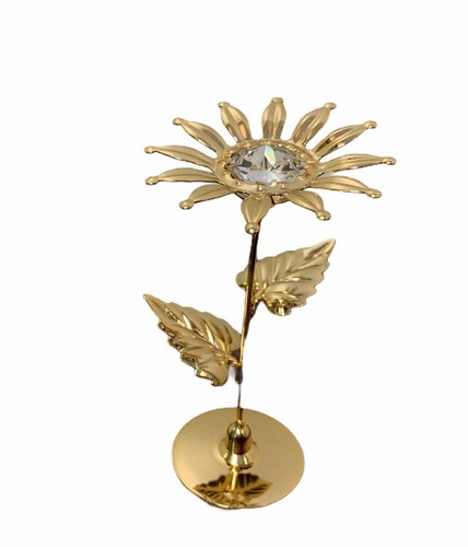 Gold plated with swarovski - plated,