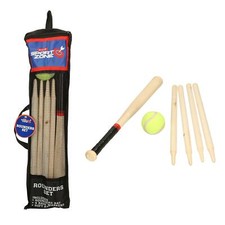 A2Z 6 Piece Wooden Rounders