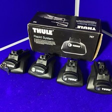 Thule 757 Foot Pack for raised Rails. Lockable With 2 Keys. Great Condition.
