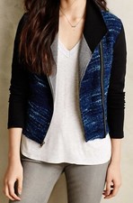 Dolan Boucle Moto Jacket Size