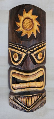 Tiki mask wood - tiki,