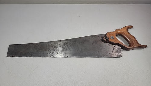 Vintage hand saw marked - saw,