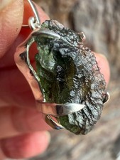 Moldavite Crystal Pendant