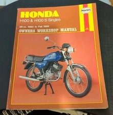 HAYNES No 734 HONDA H100 &