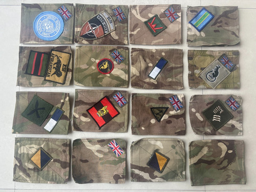 British army blanking - blanking, patches