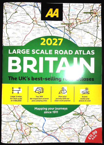 Road atlas britain - britain, 2027