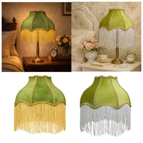 Victorian lamp shade fringe - victorian,