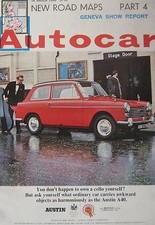 Autocar magazine 18 March 1966 featuring Toyota Corona road test, Daf, Humber