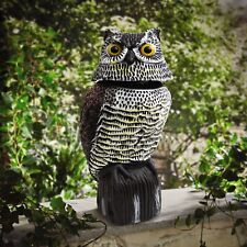 Decoy Owl Bird Scarer Lifelike