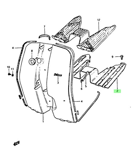 Nos oem rear - oem, suzuki
